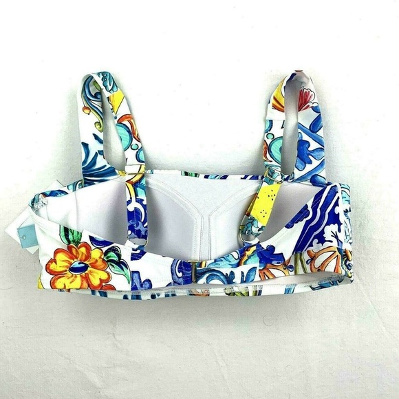 Antonio Melani Blue Mosaic Swimsuit Top Si… - Picture 4 of 6